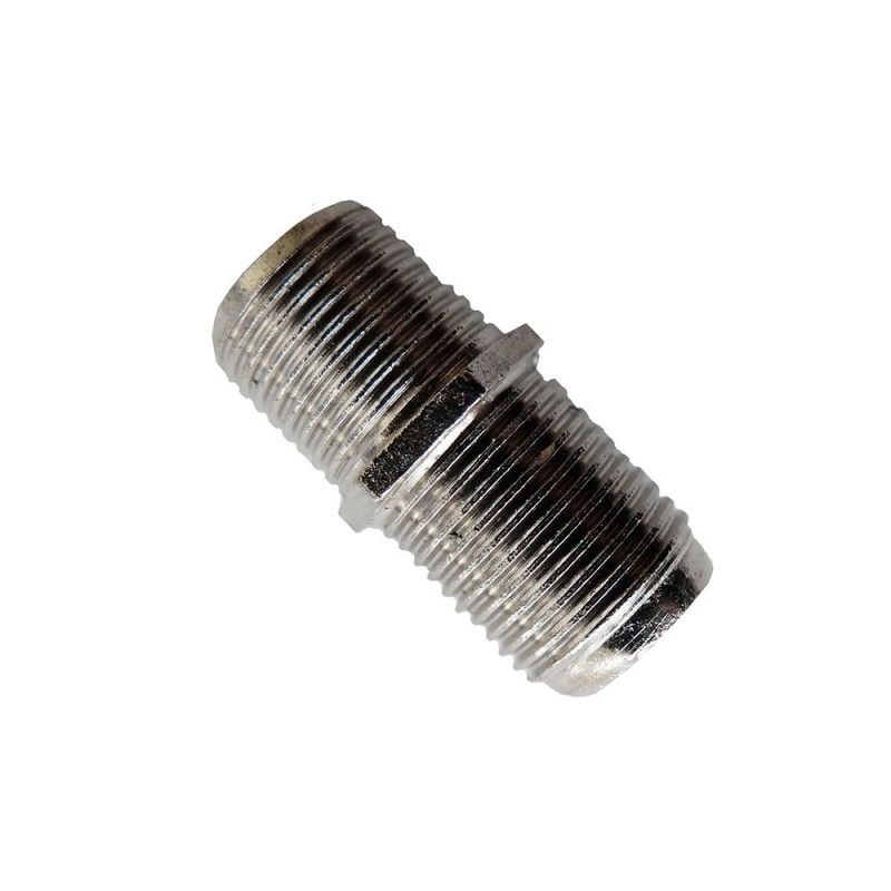 Conector empalmador "f" macho-macho retractilado