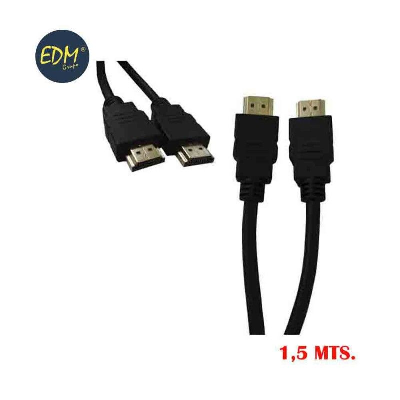 Conexão HDMI de alta velocidade 1.4 macho-macho 1,5m