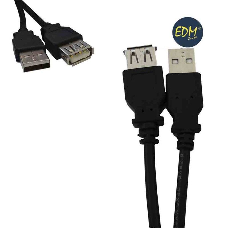 Cabo USB 2.0 macho-fêmea 5m