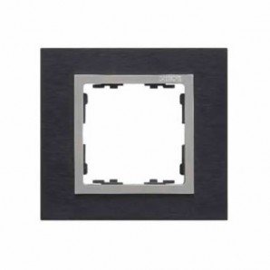 Cornice 1 elemento natura acciaio inossidabile nero SIMON 82 NATURE 82917-38