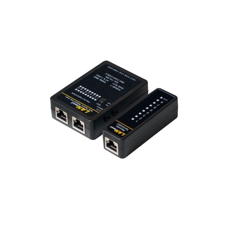 Testador para cabos RJ11, RJ12, RJ45 e BNC