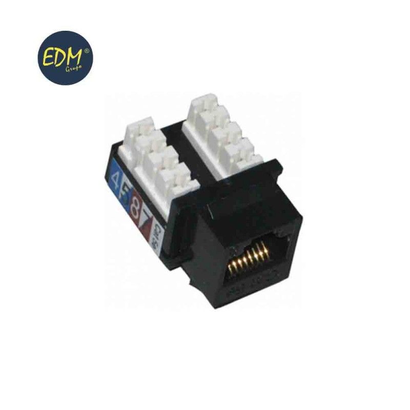 Toma rj45 90º cat 6e utp