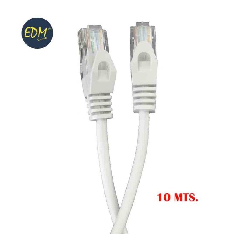 Patch cord de conexão UTP 5e Outex 10m EDM Cat.5