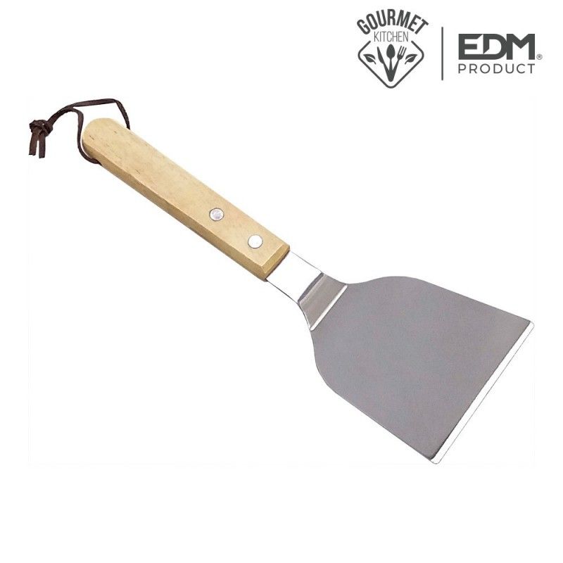 Pá de Hambúrguer Madeira e Inox 5,5x25cm EDM