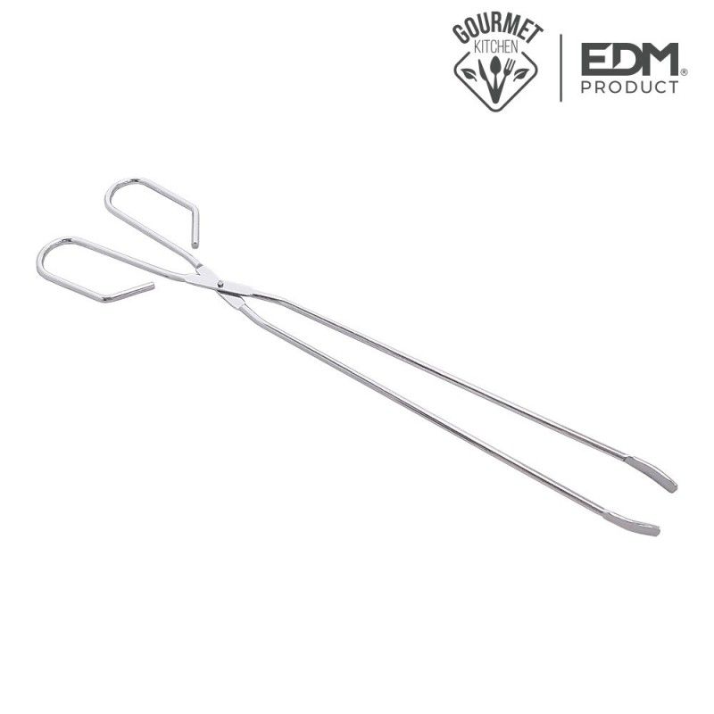 Pinza carne bbq cromadas edm