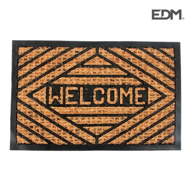 Felpudo 60x40cm modelo basico welcome  edm