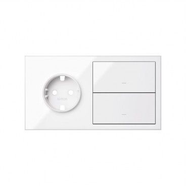 Kit front 2 elementos base + 2 teclas  SIMON 10020204-130