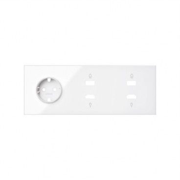 Kit front 3 elementos base + 2 HDMI/USB  SIMON 10020305-130