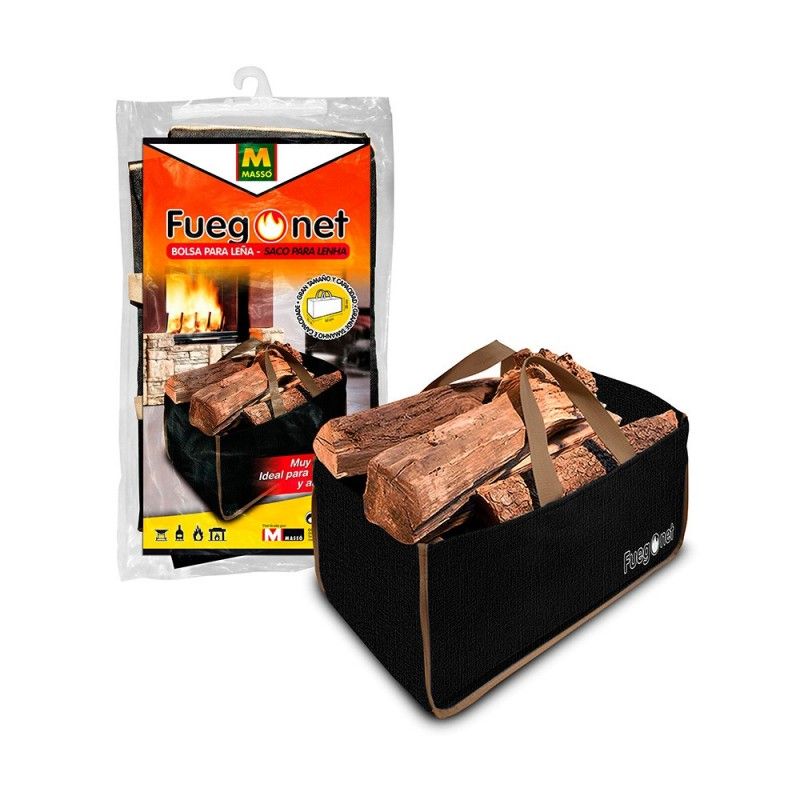 Bag for firewood - 56x32cm - fuegonet