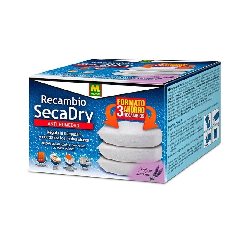 Pack recambio secadry antihumedad 3 ud