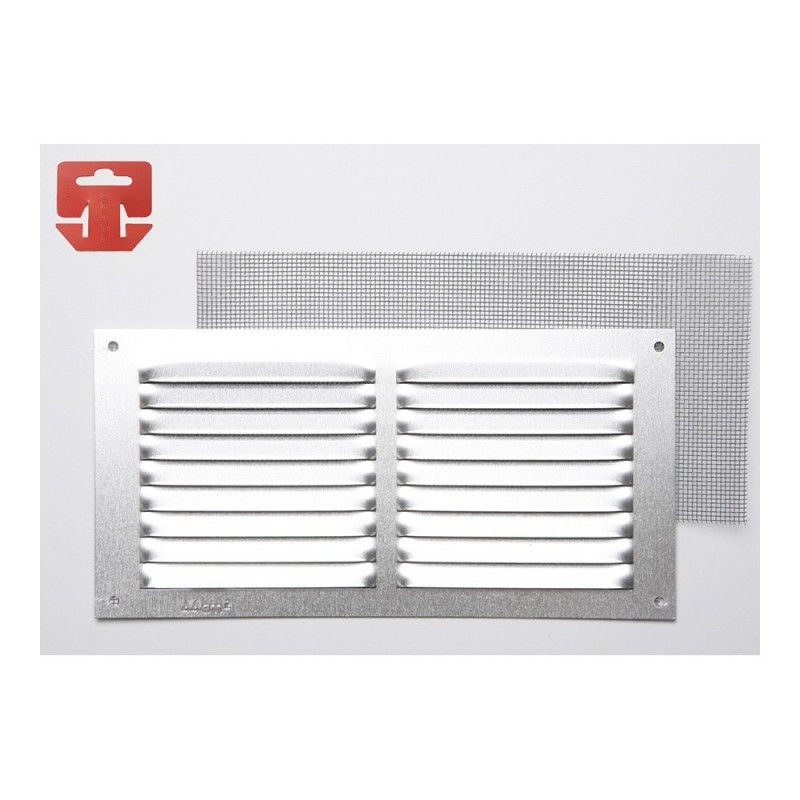 Grille de Ventilation en Aluminium Doré 10x20