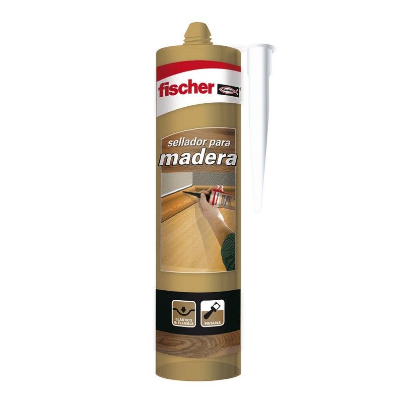 Sellador madera roble fischer 310ml