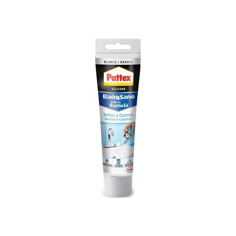 PATTEX Silicone Banheiros e Cozinhas Branco 50ml 1965876