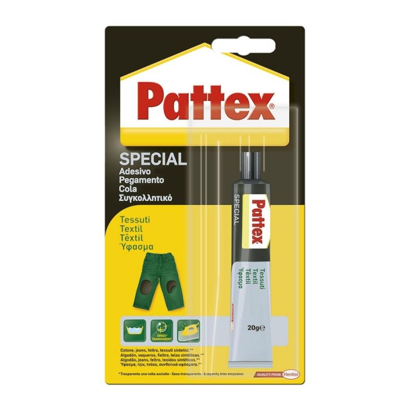 Adesivo Têxtil Especial PATTEX 20g 1479394