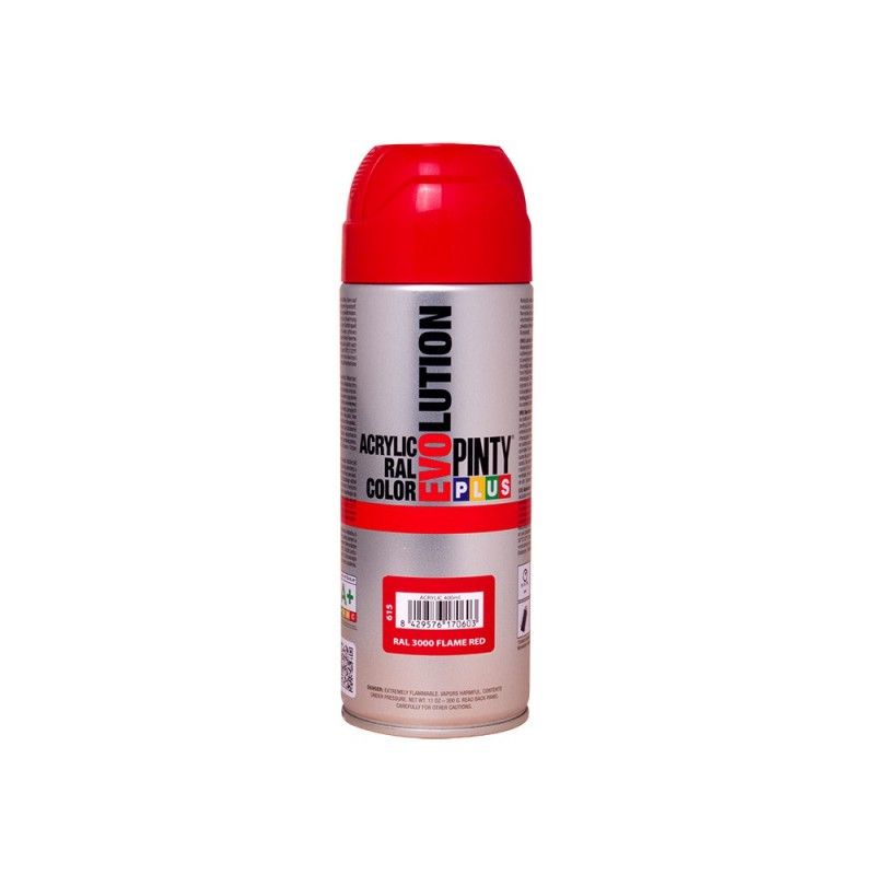 Spray ral 3000 rojo vivo 400ml.