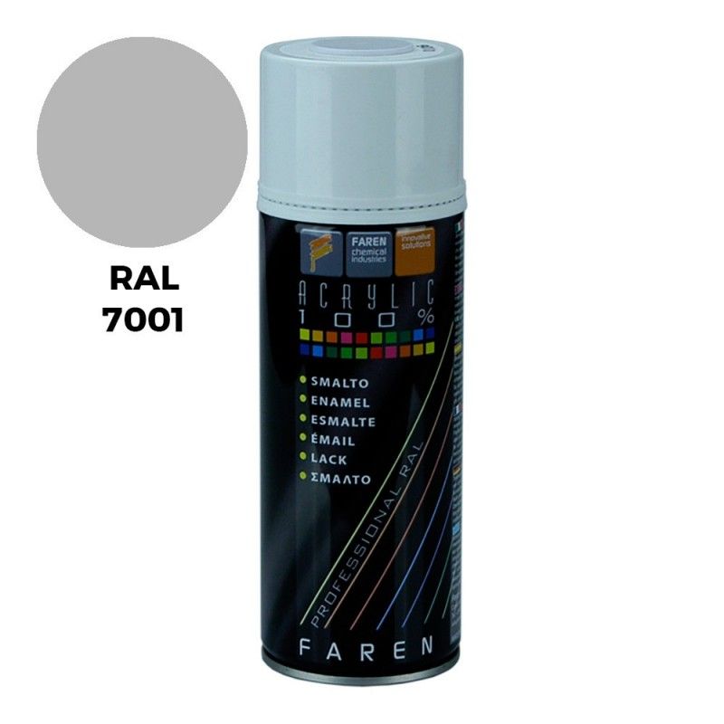 Spray ral 7001 gris plata 400ml