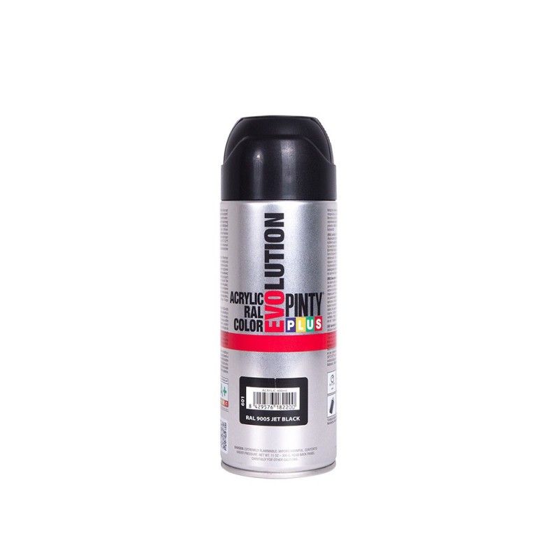 Spray ral 9005 negro brillante 400ml