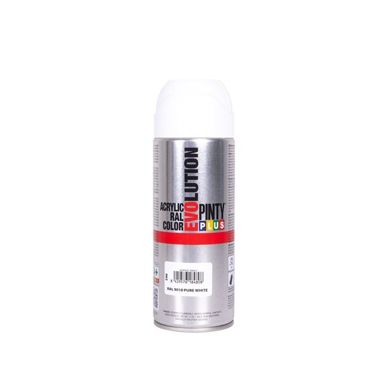 PintyPlus Evolution Tinta Spray RAL 9010 Branco Puro 520cc