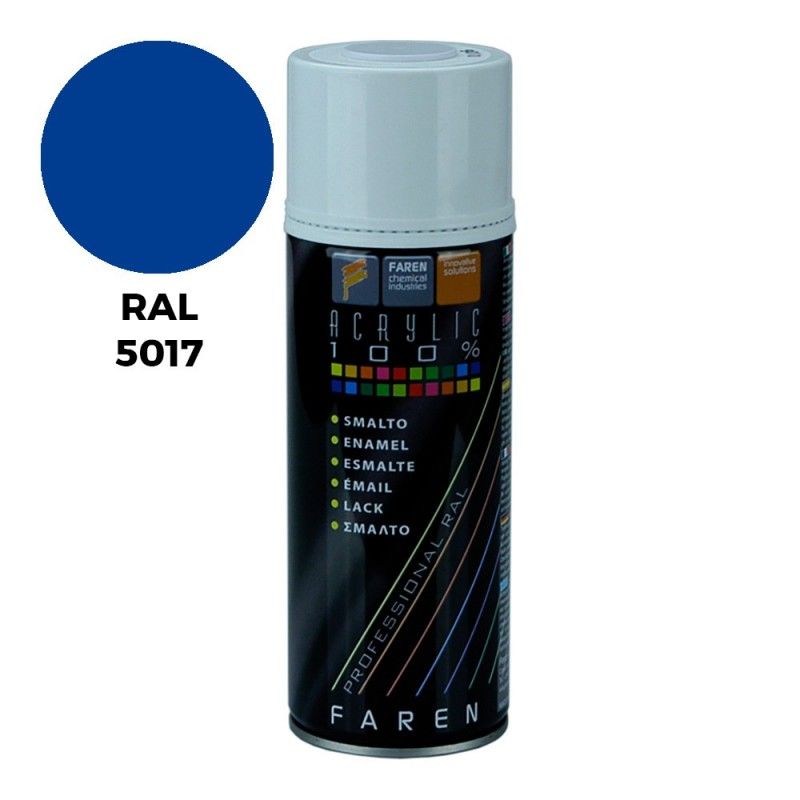 Tinta Spray PintyPlus Evolution RAL 5017 Azul Tráfego 520cc