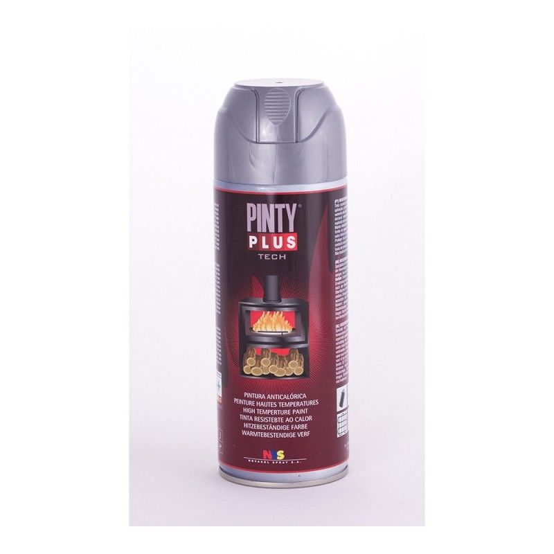 Tinta spray preta anti-calor PintyPlus Tech 520cc A104