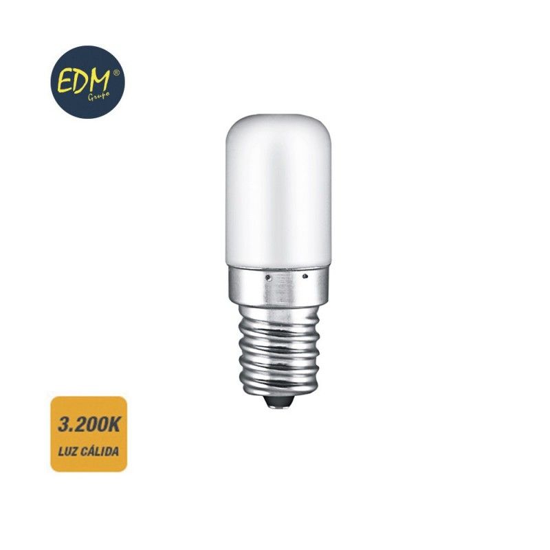 Bombilla led pebetero e14 1,8w 130 lumens  3.200k luz calida edm