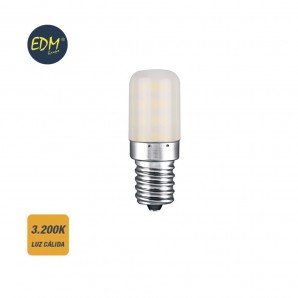 BOMBILLA ESFERICA LED E14 7W 806lm 6500K LUZ FRIA Ø4,8x9,5cm EDM