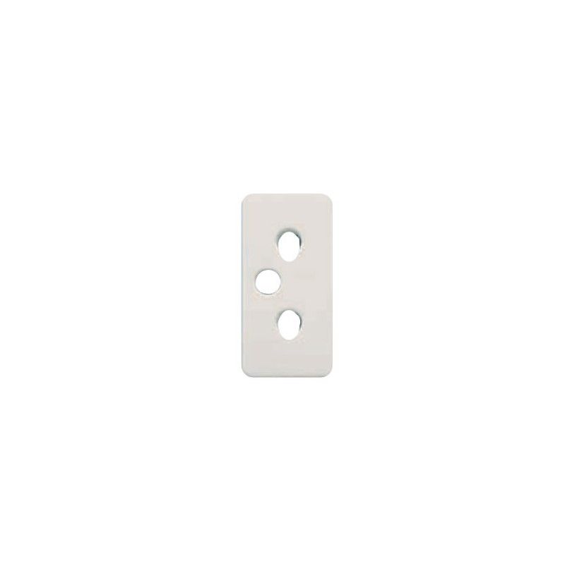 Tapa para enchufe 2P + TT desplazada BLANCO BJC 16725