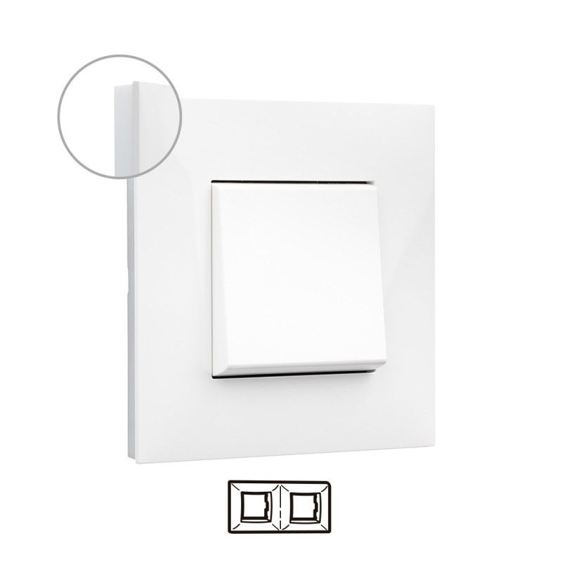 Quadro 2 elementos VALENA NEXT branco LEGRAND 741002