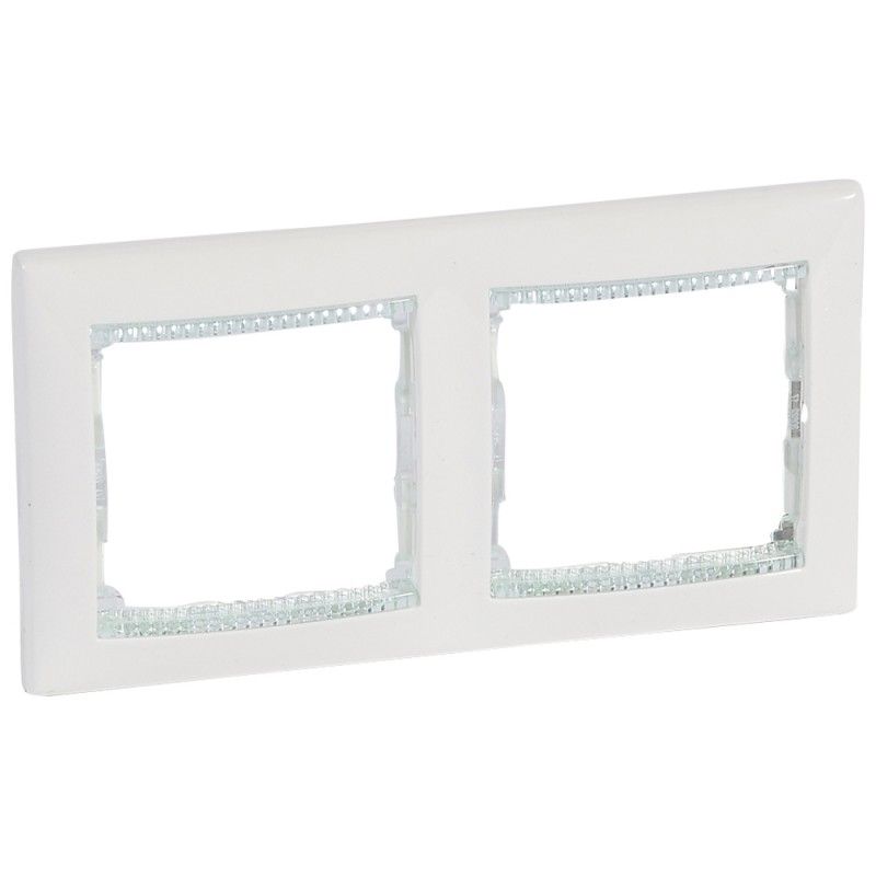 Moldura 2 elementos VALENA transparente LEGRAND 774462