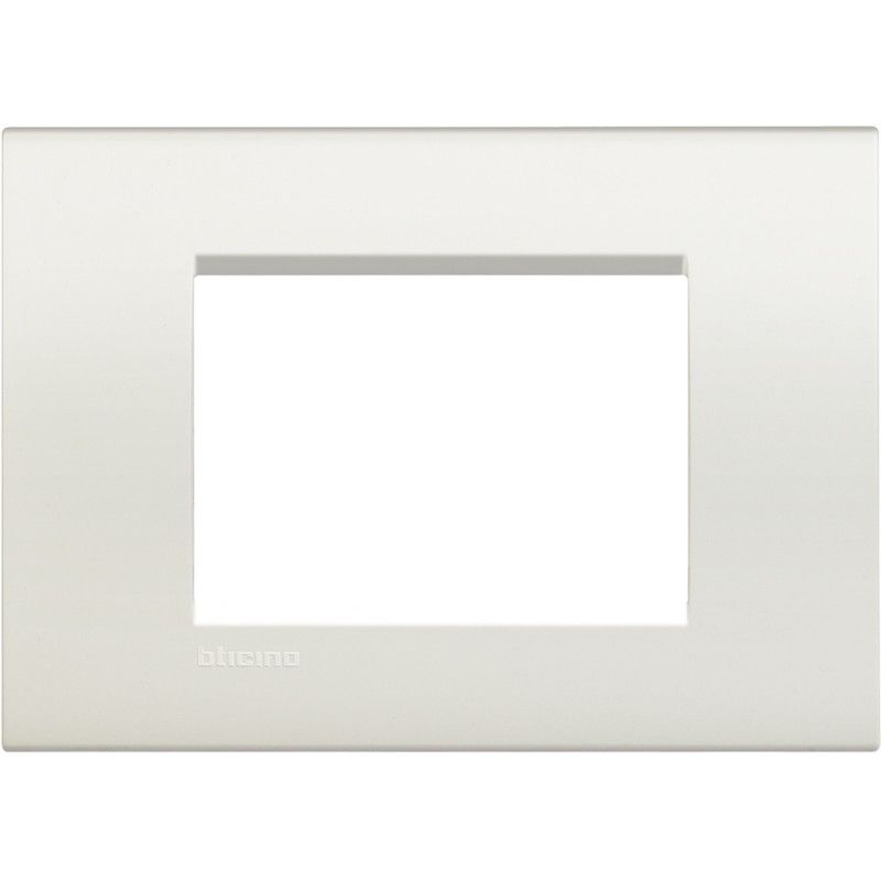 Placa cuadrada Livinglight Blanco 3 módulos LNA4803BI