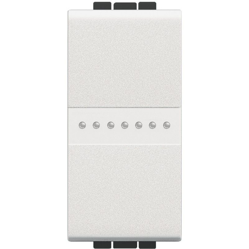 Interruptor axial Livinglight 16A borne auto 1 módulo Blanco N4051AN