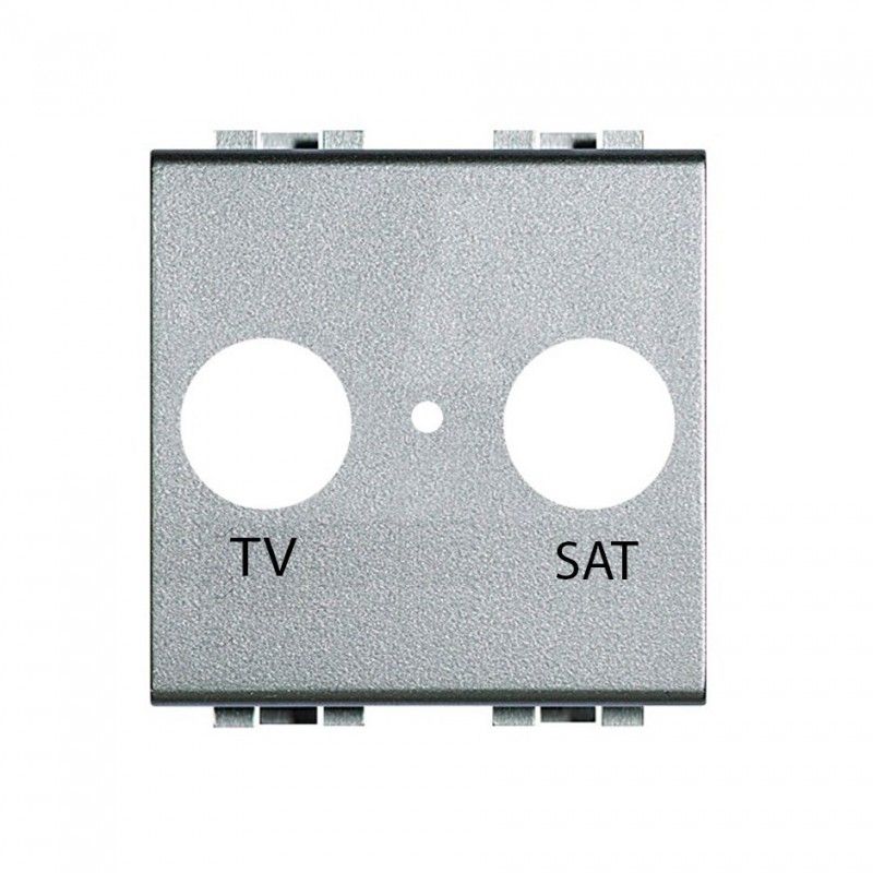 Frontal TV/R-SAT universal Livinglight Tech 2 módulos NT4212