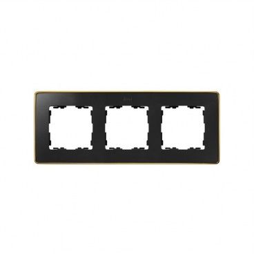 Marco 3 elementos grafito base oro SIMON 82 DETAIL 8201630-242