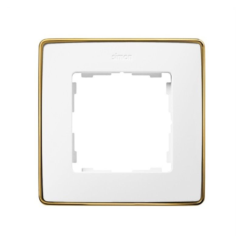 Moldura 1 elemento base ouro branco SIMON 82 DETAIL 8201610-245