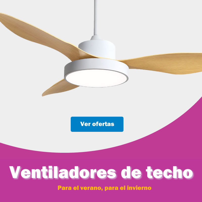 Pack X 2 Ventilador Techo Luz Led Panel 18w